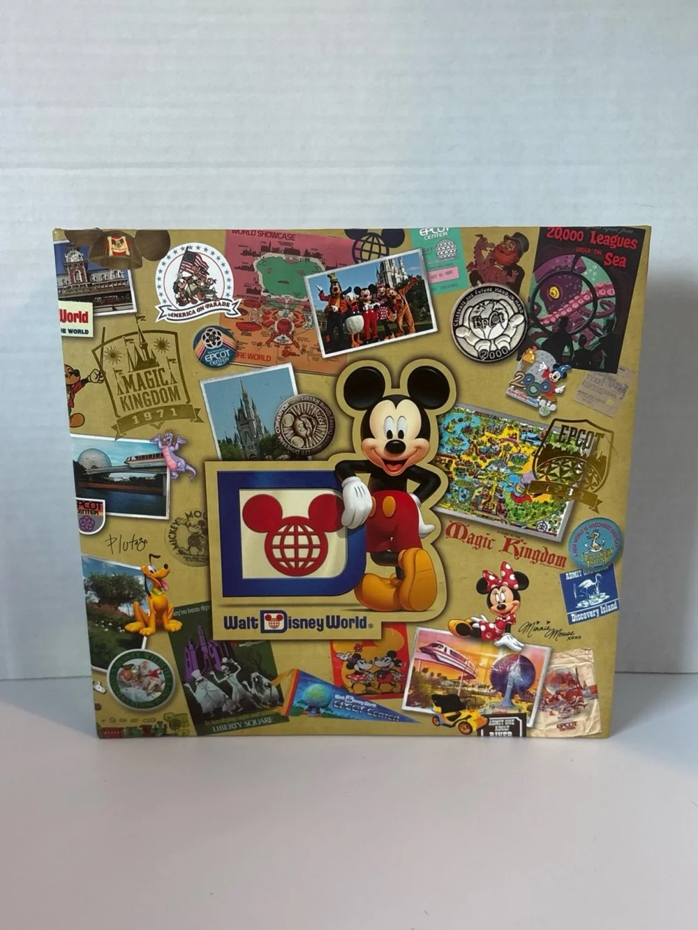Walt Disney World 40th Anniversary Mickey Photo Album Vacation Memory Scrapbook
